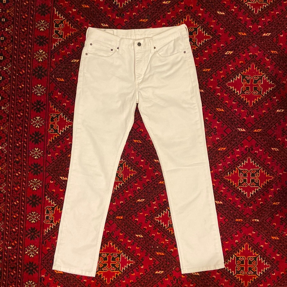 White Levi’s 511 Slim Fit Jeans 34x32